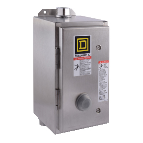 Schneider Electric Non-Reversing NEMA Starter; 18A; 120VAC; 3-Pole; NEMA 4 & 4X Surface Mount